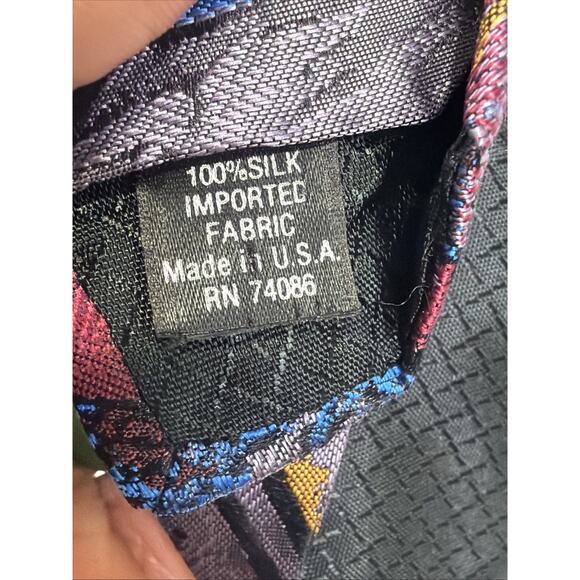 Lot Of 3 MBP Neck Ties Circus Clowns 100% Silk - Picture 10 of 14